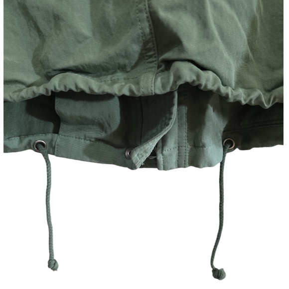 NWOT Rag & Bone Trail Green Tencel-blend Jacket Large Drawstring Hem Pockets - Picture 9 of 14